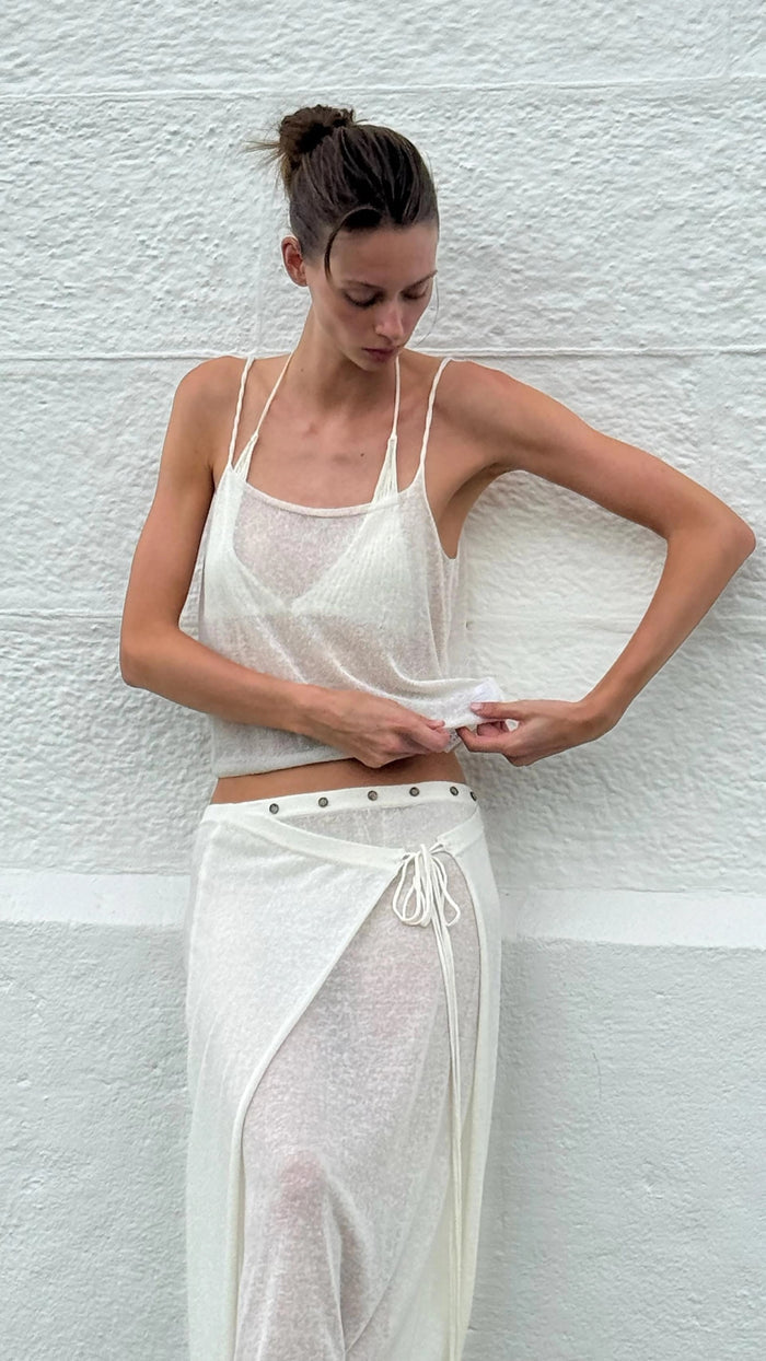 Rattan Wrap Skirt