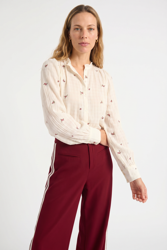 Retreat Ponti Pant in Burgundy