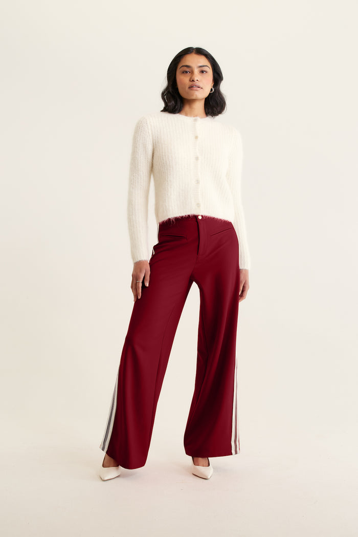 Retreat Ponti Pant in Burgundy