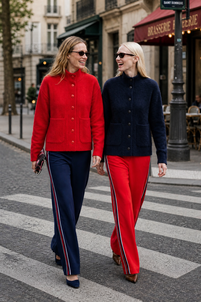 Retreat Ponti Pant In Red