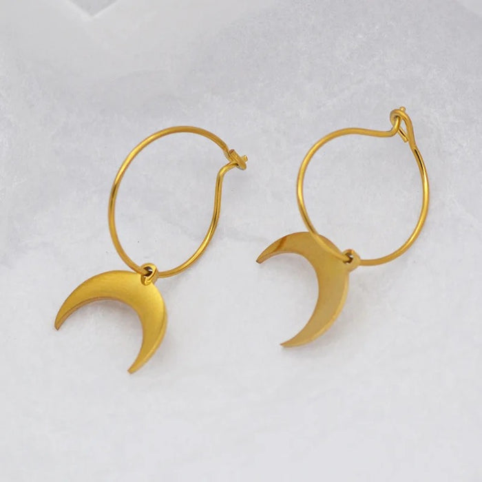 RETRO GOLD PLATED EARRINGS by CRUX