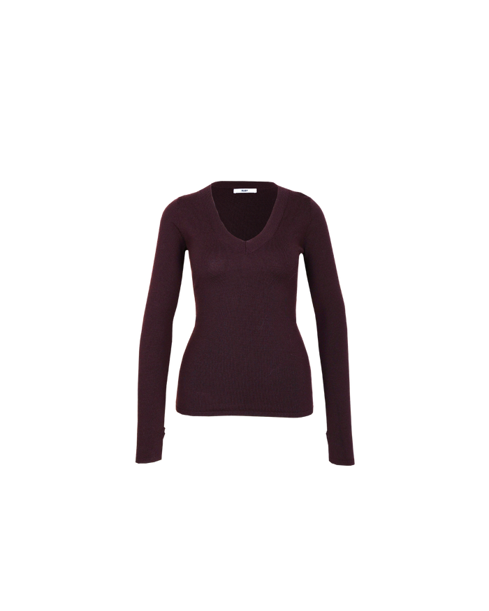 ROCKIE V-NECK LONG SLEEVE JAVA