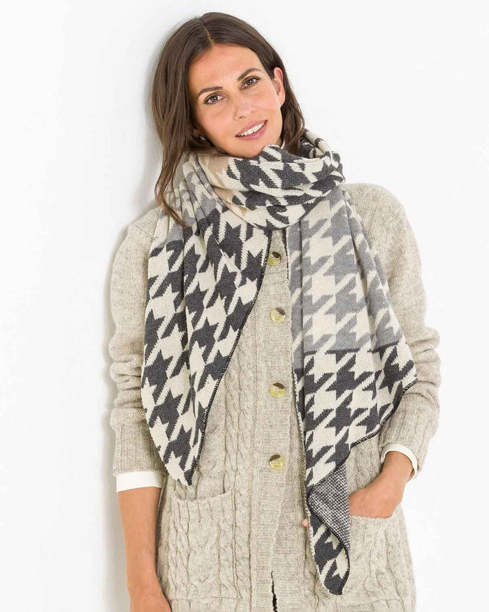 Rory Patterned Viscose Scarf - The Classic Boutique