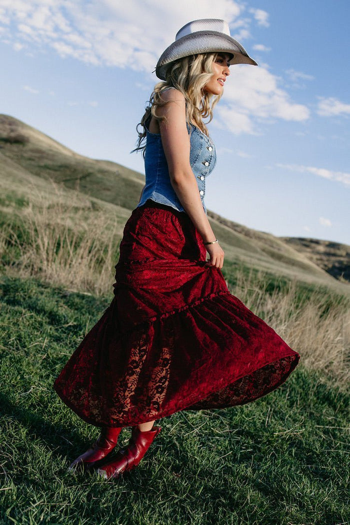 Sacred Flame Lace Skirt