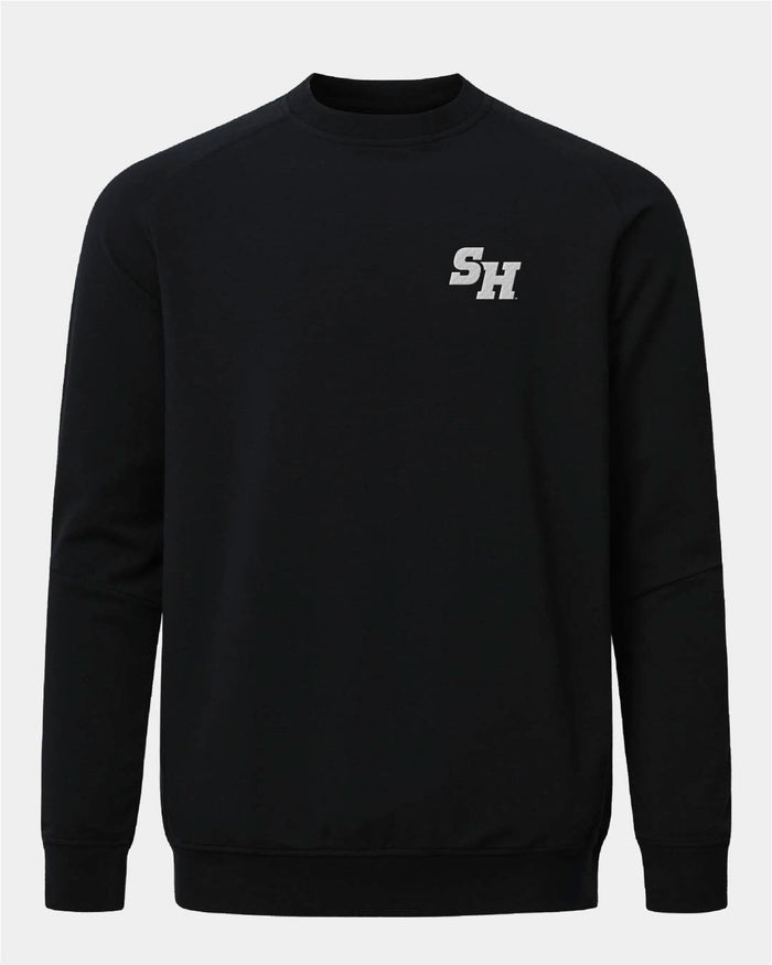 Sam Houston Meridian Black Crewneck