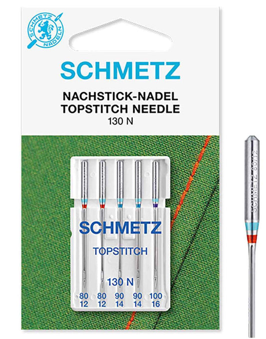 Schmetz Sewing Machine Needles - Top-stitch Assorted Sizes