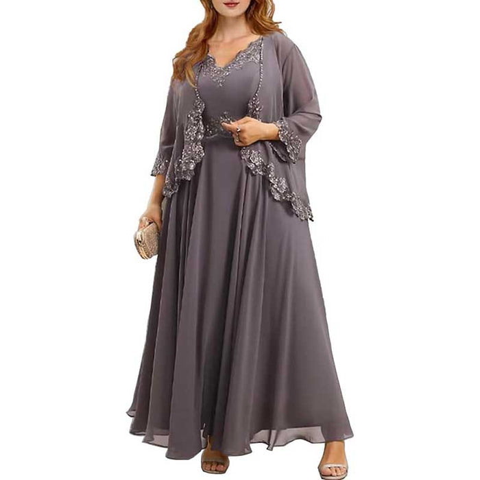 S&Dco Elegant Mother of the Bride Dresses with Jacket