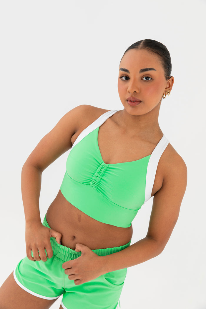 Showstopper Long-Line Crop Top