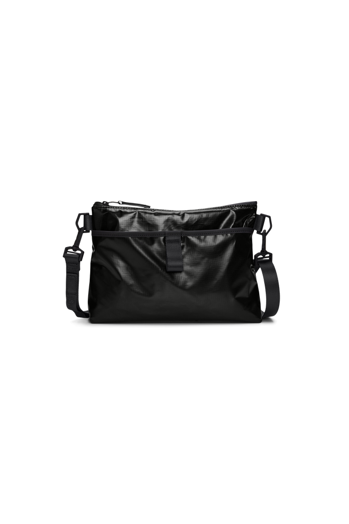 RAINS Sibu Musette Bag Black 2.60L H21 x D3.50 x W30 cm Crossbody