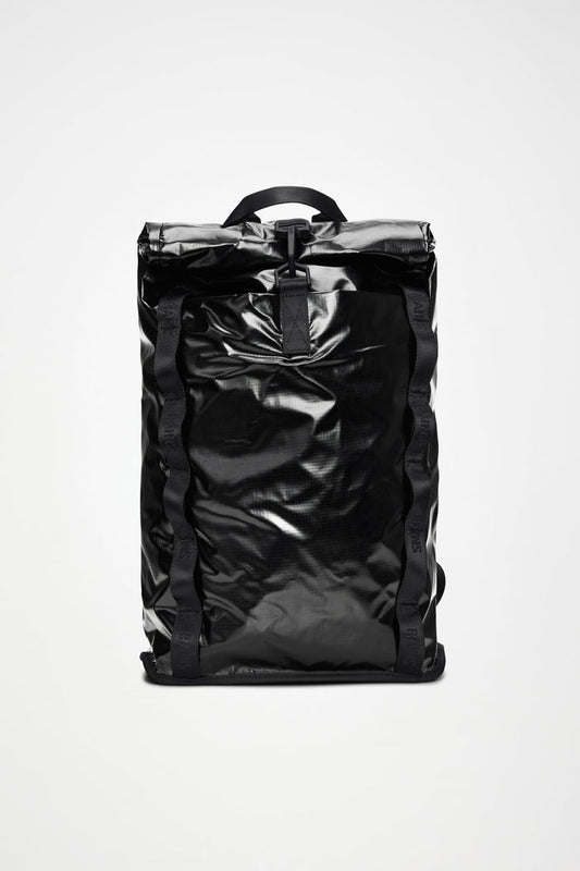 RAINS Sibu Rolltop Rucksack Black 20.50L H46 x D12 x W30 cm Backpack