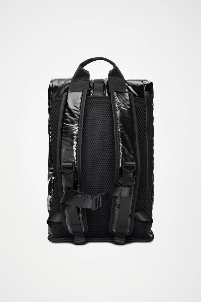 RAINS Sibu Rolltop Rucksack Black 20.50L H46 x D12 x W30 cm Backpack