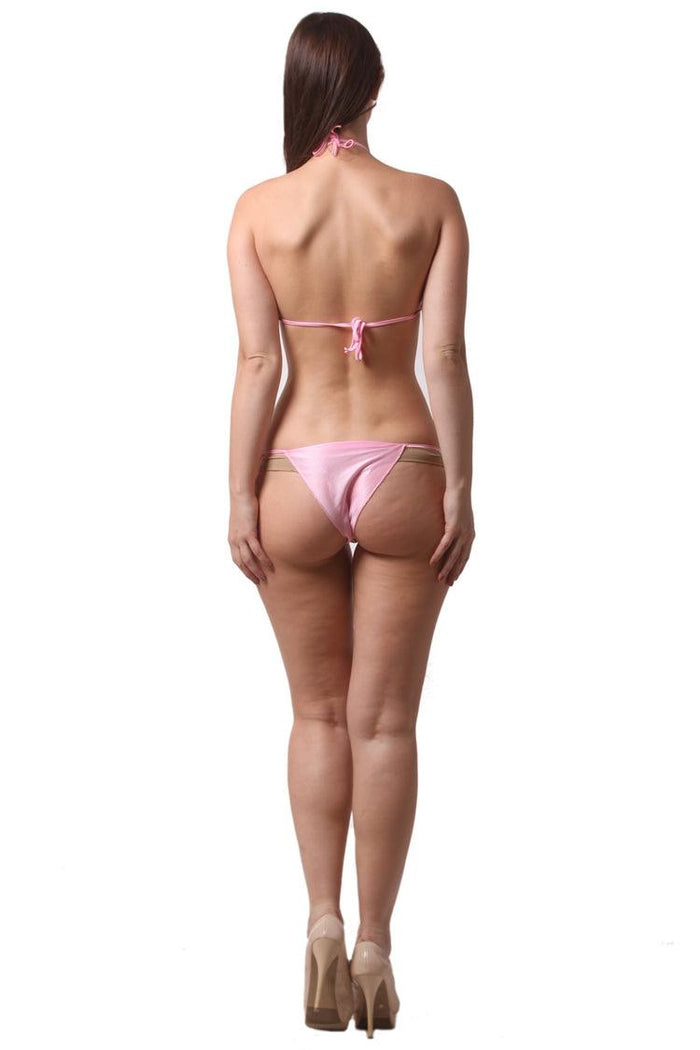 Silk Bikini Set Beach Wear Lingerie P#41 - saimwear