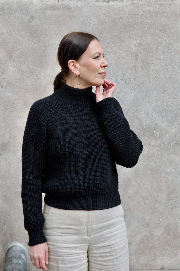 Slim Fit Rib Knit Sweater
