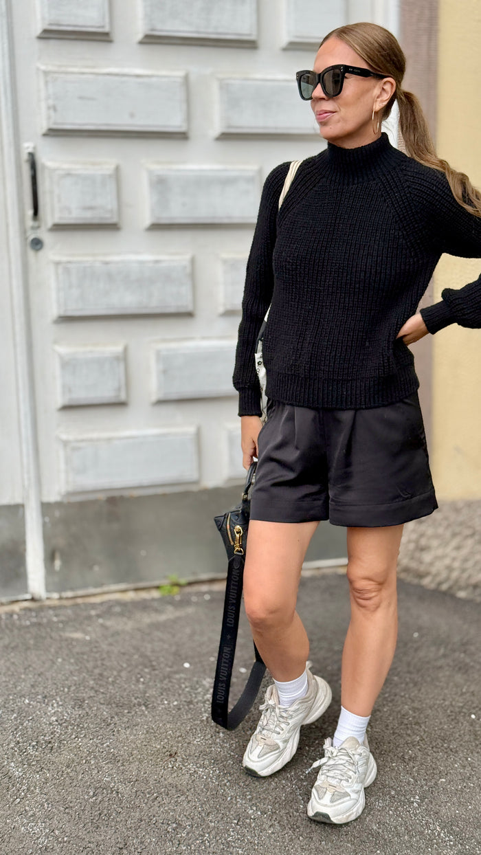 Slim Fit Rib Knit Sweater