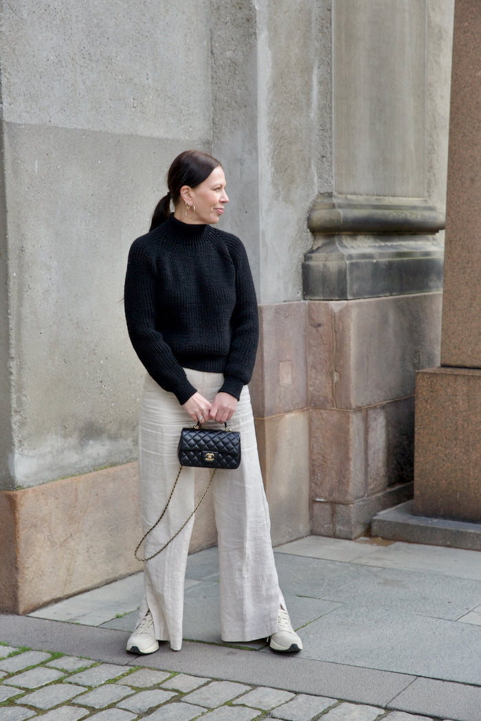 Slim Fit Rib Knit Sweater