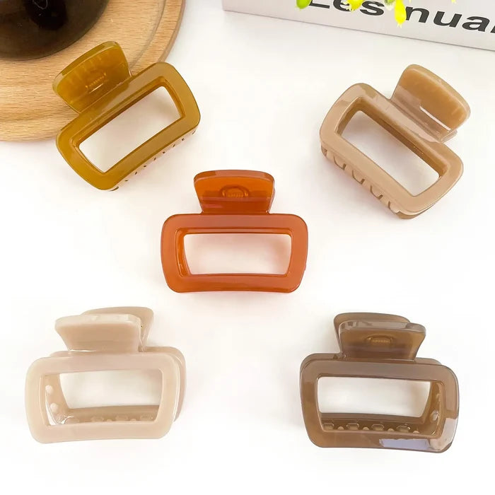 Small Square Thickened Hair Claw Clip