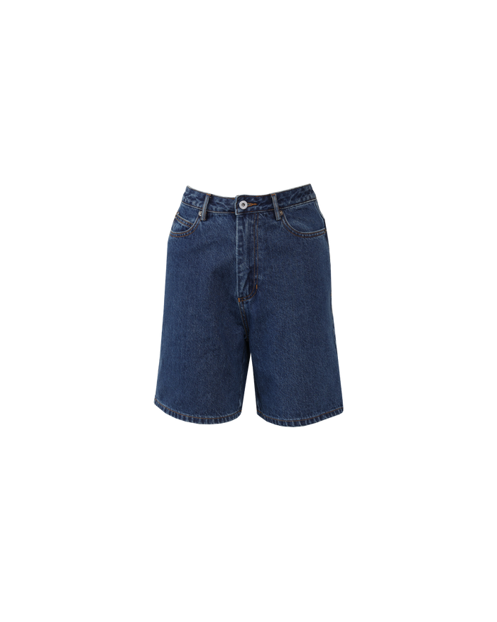 SOLAR RELAXED SHORT INDIGO
