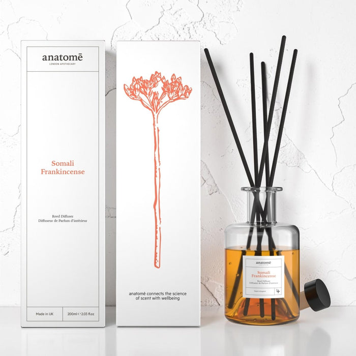 Somali Frankincense Essential Oil Reed Diffuser - anatomē
