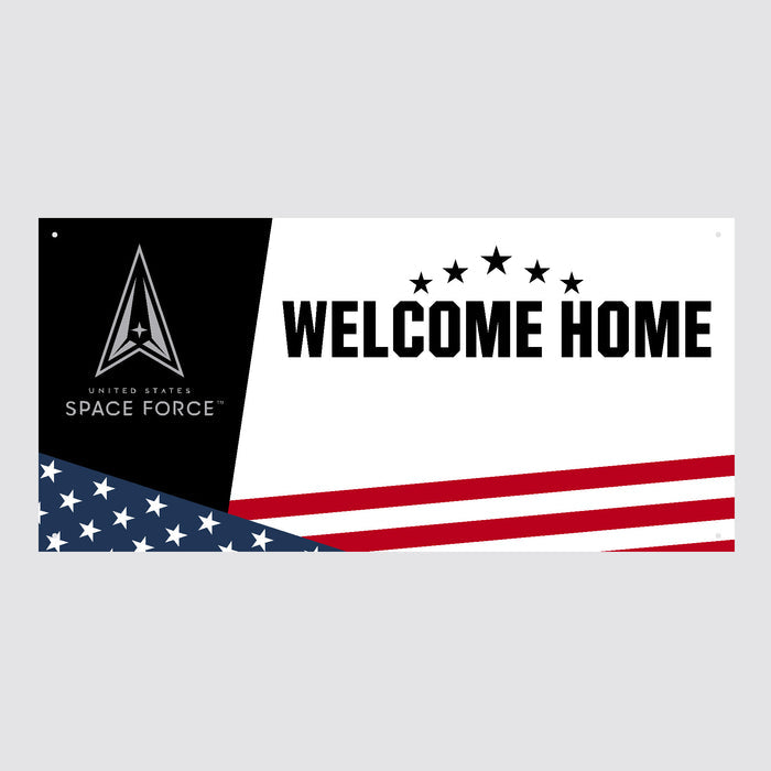 Space Force Welcome Home Custom Sign (White)*