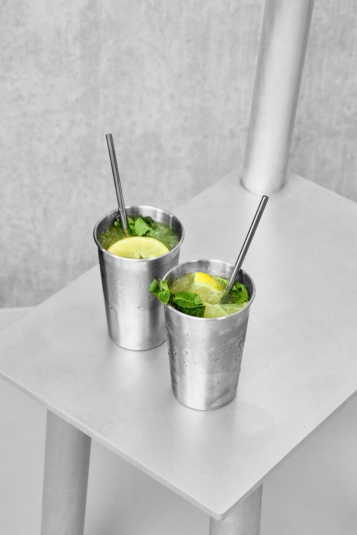 RAINS Stainless Steel 2-Pack Cups 500ml Steel Coffee Mugs