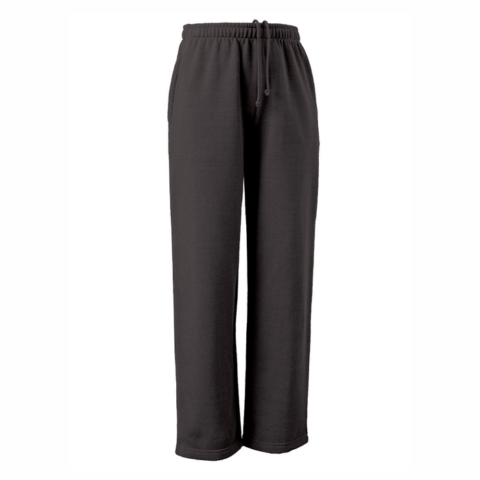Straight Leg Track Pants - Black