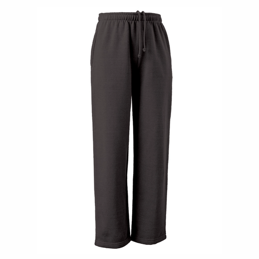 Straight Leg Track Pants - Black