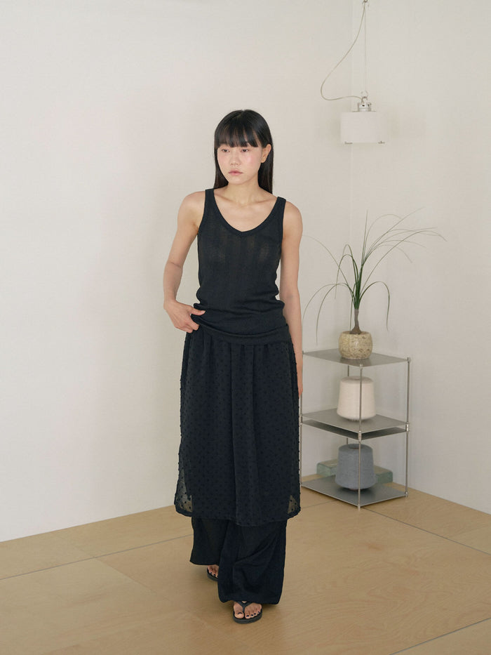 Summer V-neck Sleeveless - Black