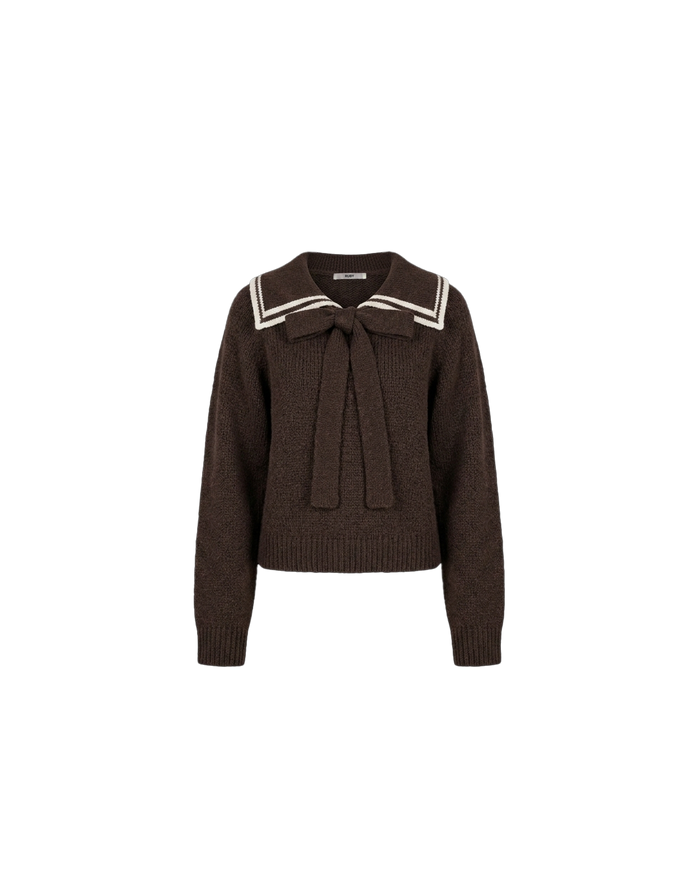 SWANN SWEATER JAVA CREAM STRIPE