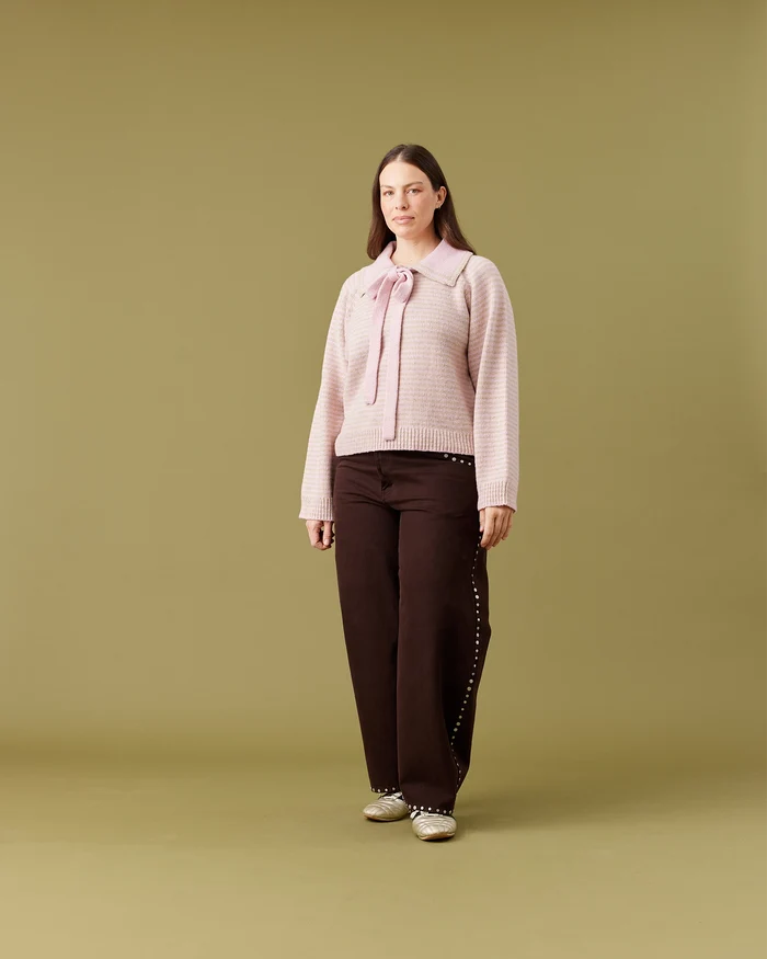 SWANN SWEATER STRAWBERRY BISCUIT