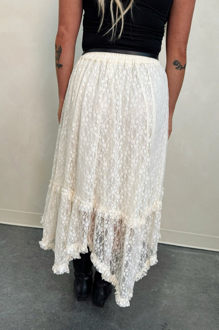 Swept Away Lace Skirt