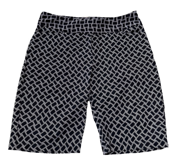 Tail White Label Women's Black & White Print Golf Shorts Size 12