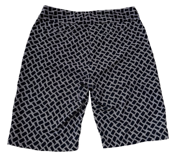 Tail White Label Women's Black & White Print Golf Shorts Size 12
