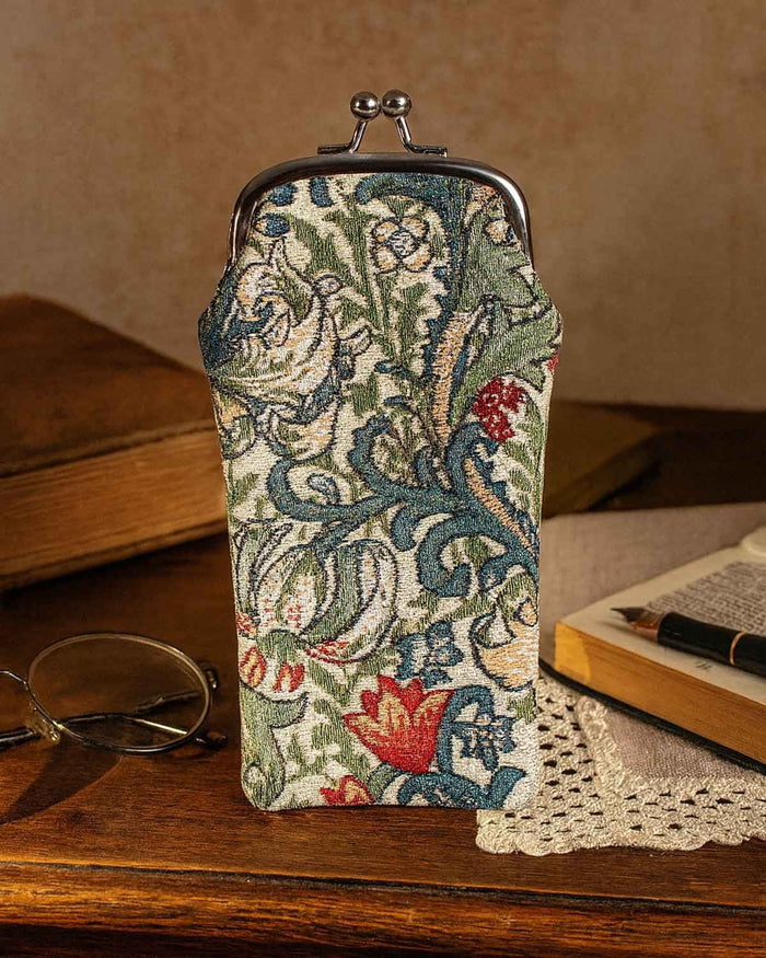 Tapestry glasses case - Morning Garden - The Classic Boutique