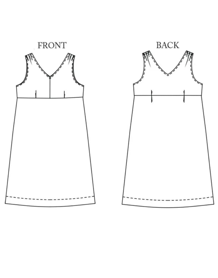 The Lilian Slip Dress Sewing Pattern, Merchant & Mills