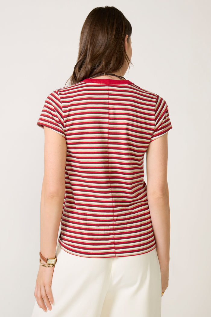 The Slub Stripe Tee
