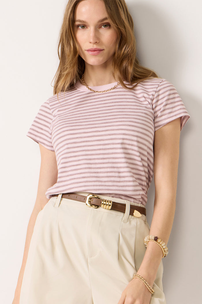 The Slub Stripe Tee