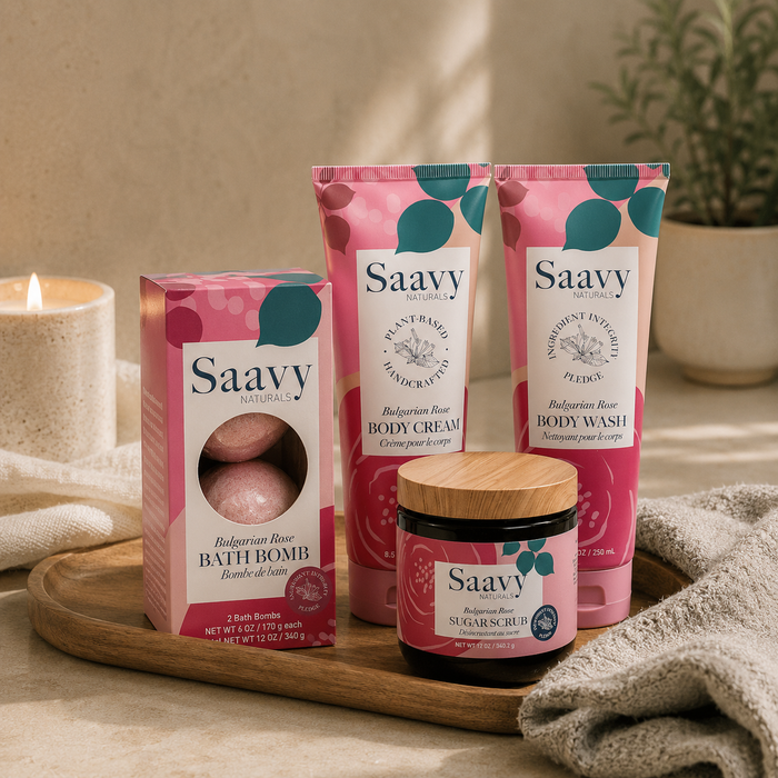 The Smooth in One Shower Set - Bulgarian Rose