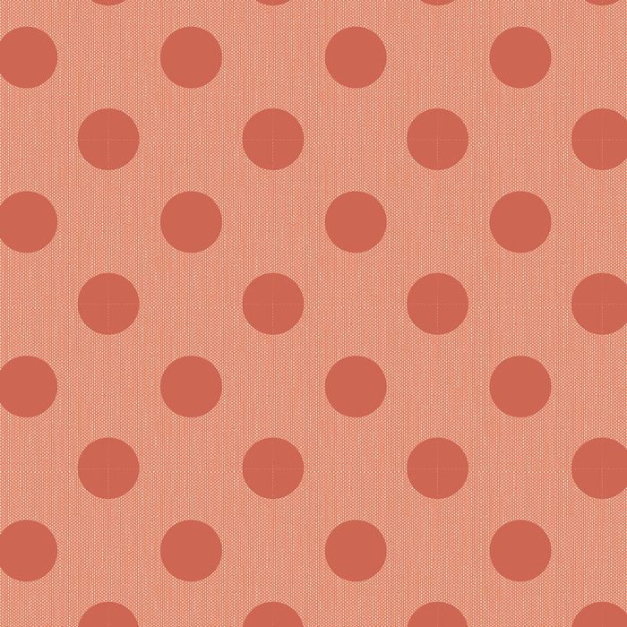Tilda Chambray Quilting Cotton Fabric with Polka Dots - Sold by the Metre