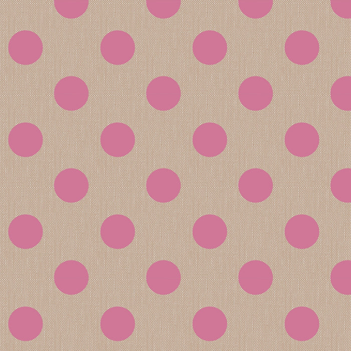 Tilda Chambray Quilting Cotton Fabric with Polka Dots - Sold by the Metre