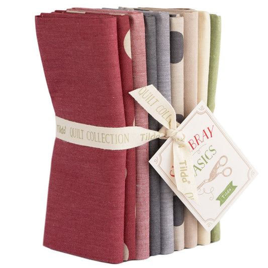 Tilda Chambray WINTER Fat Quarter Bundle  – Premium Quilting Cotton Fabric by Tilda