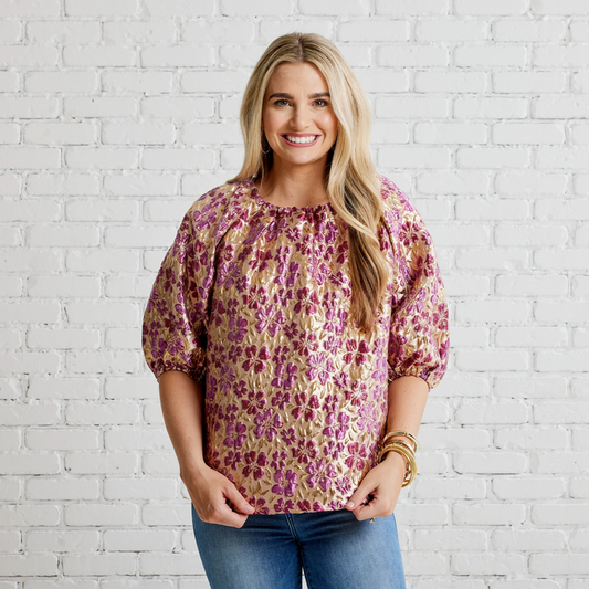 TOP CAMI JACQUARD (3 Colors)
