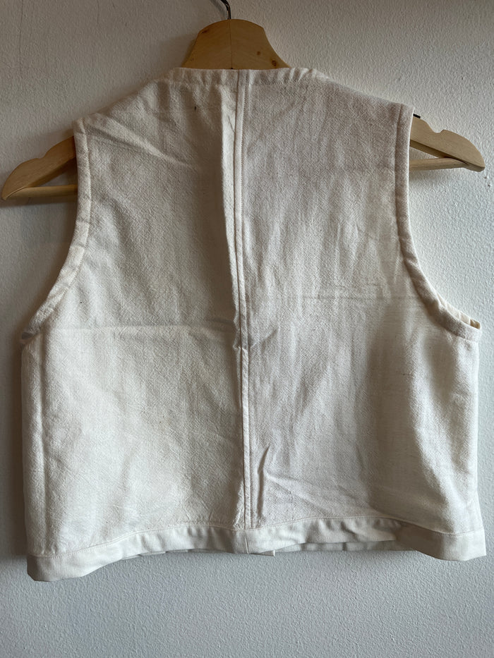 Trash Textiles - Handmade Vintage Feedsack Blouse - La Lovely Vintage