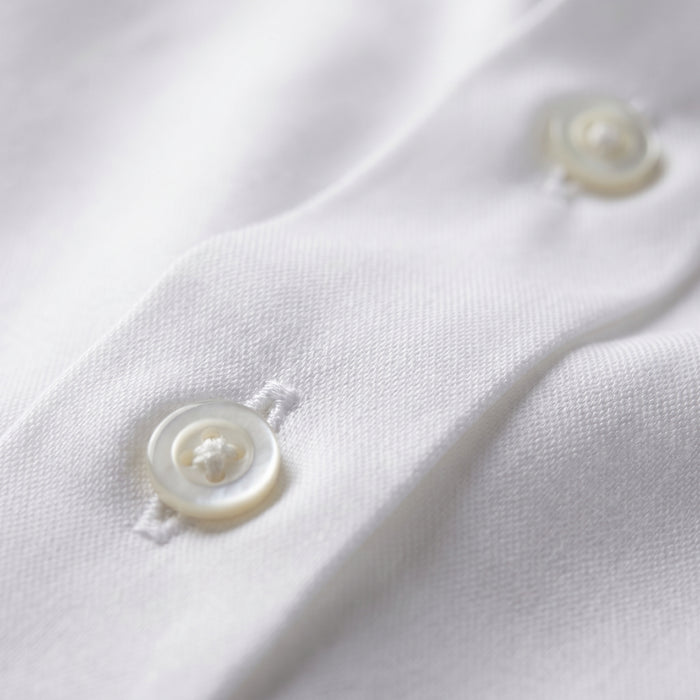 Traveller Dress Shirt fabric detail — Emanuel Berg