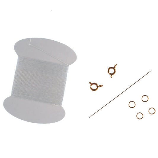 Trimits: Findings- Bead Threading Set Gold or Silver - jewellery finding