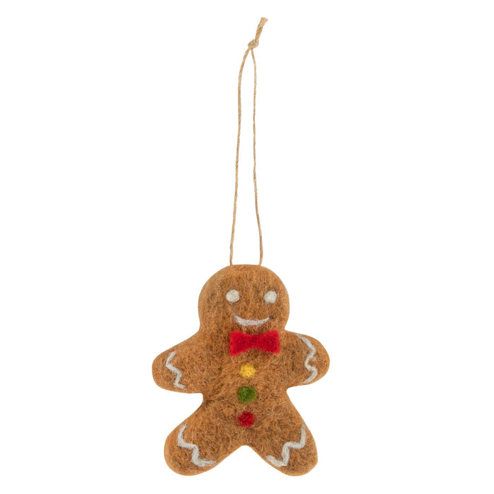 Trimits Needle Felting Kit Christmas Gingerbread Man, 4.5x11.5cm, Includes Wool, Felting Needle, Polystyrene Shapes, and Instructions