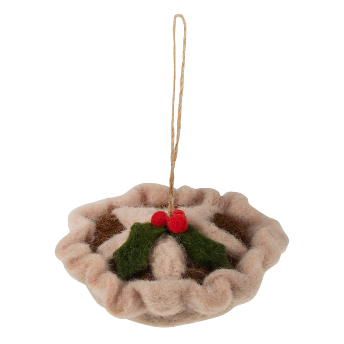 Trimits Needle Felting Kit Christmas Mince Pie, 4.5x11.5cm, Includes Wool, Felting Needle, Polystyrene Shapes, and Instructions