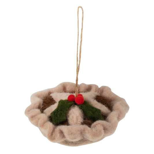 Trimits Needle Felting Kit Christmas Mince Pie, 4.5x11.5cm, Includes Wool, Felting Needle, Polystyrene Shapes, and Instructions