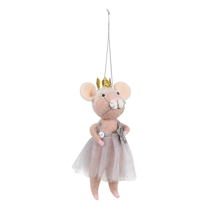 Trimits Needle Felting Kit Christmas Nordic Mouse, 4.5x11.5cm, Includes Wool, Felting Needle, Polystyrene Shapes, and Instructions