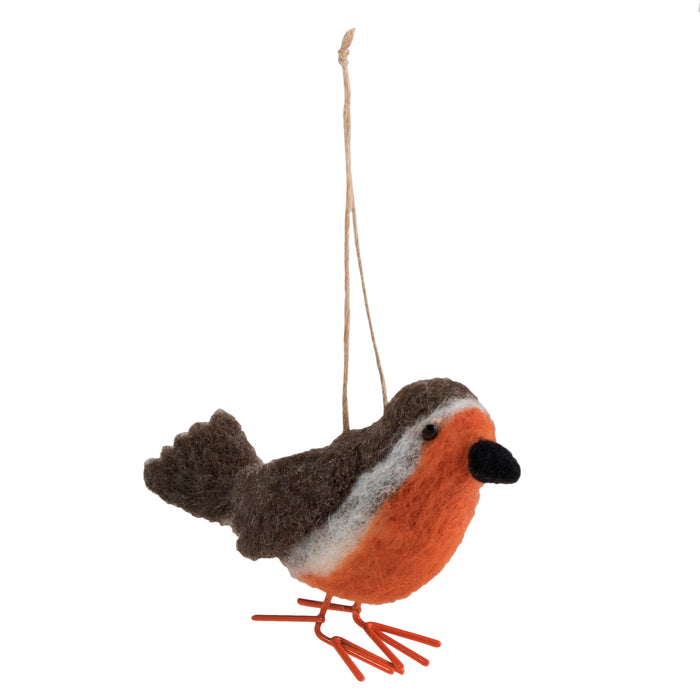 Trimits Needle Felting Kit Christmas Robin, 4.5x11.5cm, Includes Wool, Felting Needle, Polystyrene Shapes, and Instructions