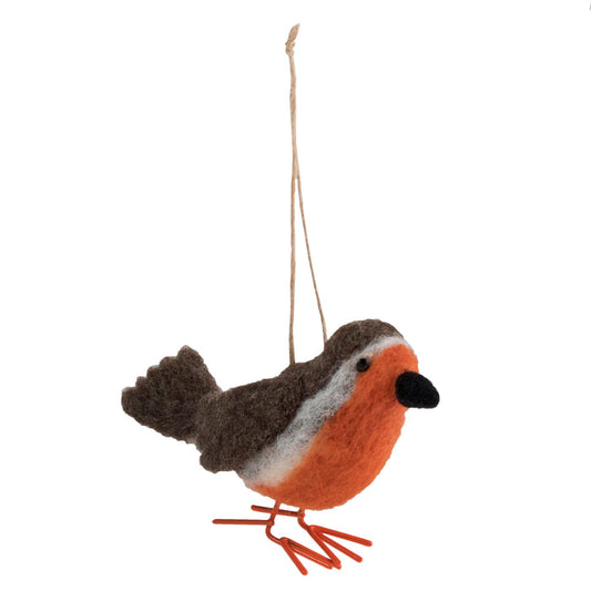 Trimits Needle Felting Kit Christmas Robin, 4.5x11.5cm, Includes Wool, Felting Needle, Polystyrene Shapes, and Instructions